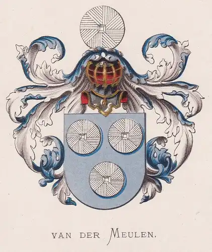 Van der Meulen - Wappen coat of arms heraldry Heraldik blason Wapen