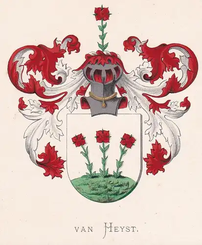 Van Heyst - Wappen coat of arms heraldry Heraldik blason Wapen