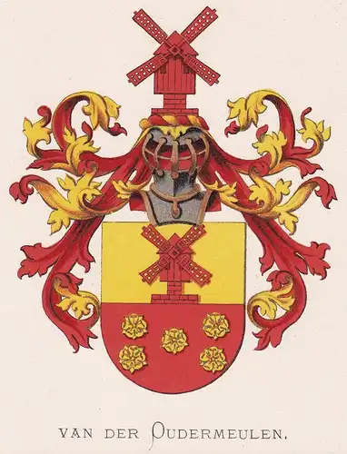 Van der Oudermeulen - Wappen coat of arms heraldry Heraldik blason Wapen