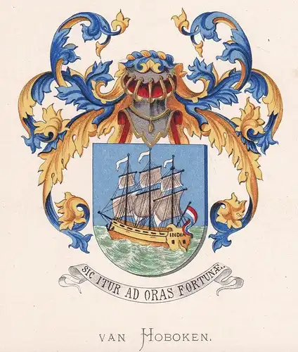 Van Hoboken - Wappen coat of arms heraldry Heraldik blason Wapen