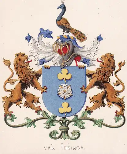 Van Idsinga - Wappen coat of arms heraldry Heraldik blason Wapen