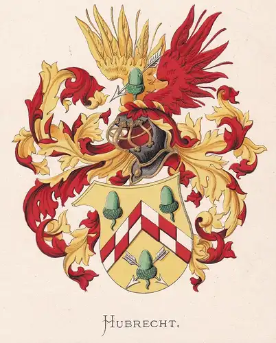 Hubrecht - Wappen coat of arms heraldry Heraldik blason Wapen