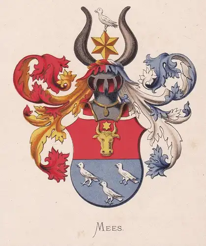 Mees - Wappen coat of arms heraldry Heraldik blason Wapen