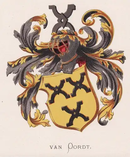 Van Oordt - Wappen coat of arms heraldry Heraldik blason Wapen