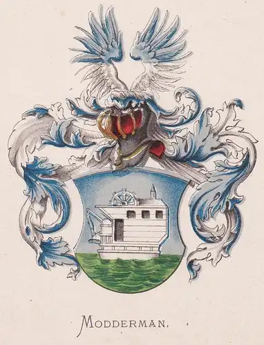 Modderman - Wappen coat of arms heraldry Heraldik blason Wapen