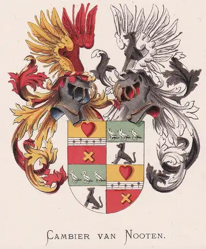 Cambier van Nooten - Wappen coat of arms heraldry Heraldik blason Wapen