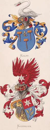 Kolff / Koopmans - Wappen coat of arms heraldry Heraldik blason Wapen