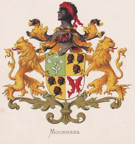Moorrees - Wappen coat of arms heraldry Heraldik blason Wapen