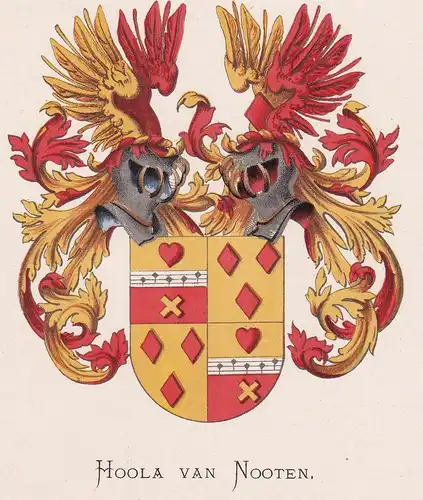 Hoola van Nooten - Wappen coat of arms heraldry Heraldik blason Wapen