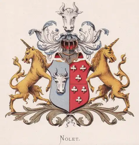 Nolet - Wappen coat of arms heraldry Heraldik blason Wapen