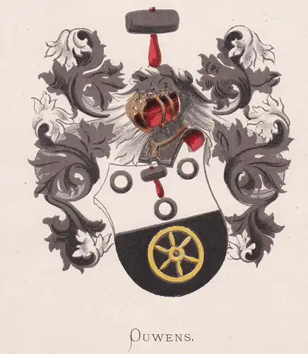 Ouwens - Wappen coat of arms heraldry Heraldik blason Wapen
