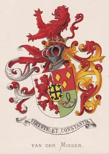 Van der Mieden - Wappen coat of arms heraldry Heraldik blason Wapen