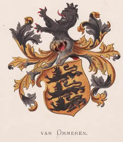 Van Ommeren - Wappen coat of arms heraldry Heraldik blason Wapen