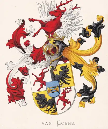 Van Goens - Wappen coat of arms heraldry Heraldik blason Wapen