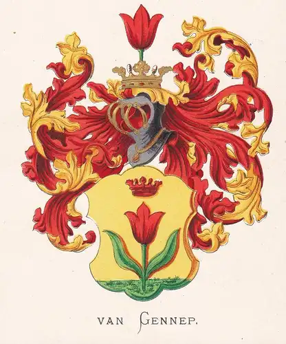 Van Gennep - Wappen coat of arms heraldry Heraldik blason Wapen