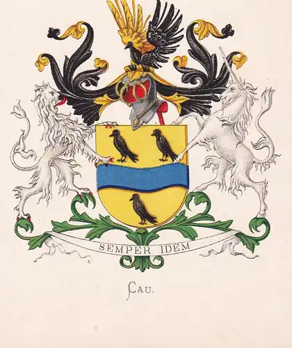 Cau - Wappen coat of arms heraldry Heraldik blason Wapen