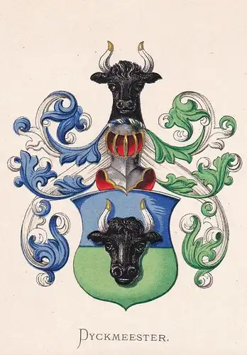 Dyckmeester - Wappen coat of arms heraldry Heraldik blason Wapen