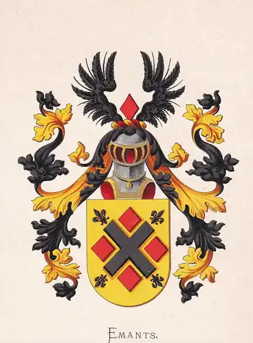 Emants - Wappen coat of arms heraldry Heraldik blason Wapen
