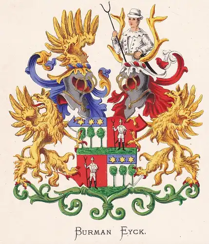 Burman Eyck - Wappen coat of arms heraldry Heraldik blason Wapen