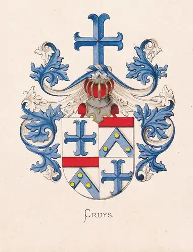 Cruys - Wappen coat of arms heraldry Heraldik blason Wapen