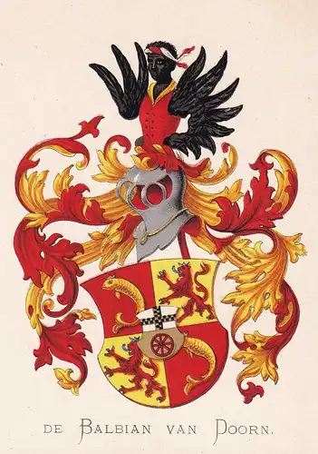 De Balbian van Doorn - Wappen coat of arms heraldry Heraldik blason Wapen