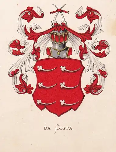 Da Costa - Wappen coat of arms heraldry Heraldik blason Wapen