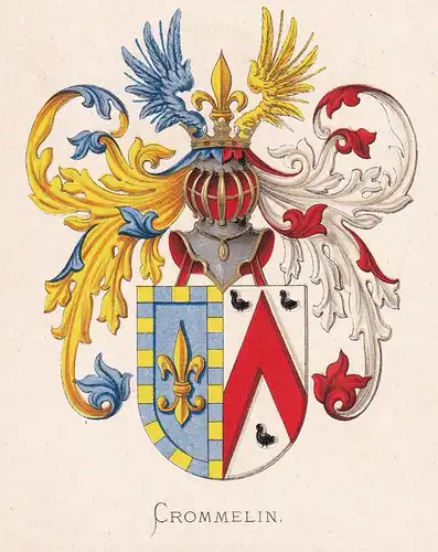 Crommelin - Wappen coat of arms heraldry Heraldik blason Wapen