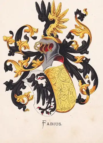 Fabius - Wappen coat of arms heraldry Heraldik blason Wapen