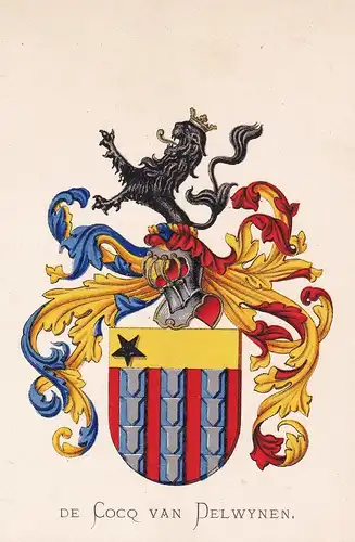 De Coco Van Delwynen - Wappen coat of arms heraldry Heraldik blason Wapen