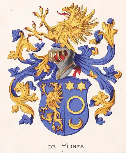 De Flines - Wappen coat of arms heraldry Heraldik blason Wapen