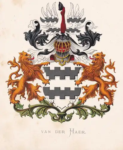 Van der Haer - Wappen coat of arms heraldry Heraldik blason Wapen