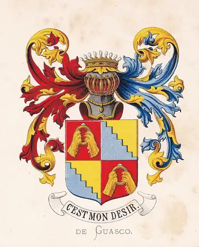 De Guasco - Wappen coat of arms heraldry Heraldik blason Wapen