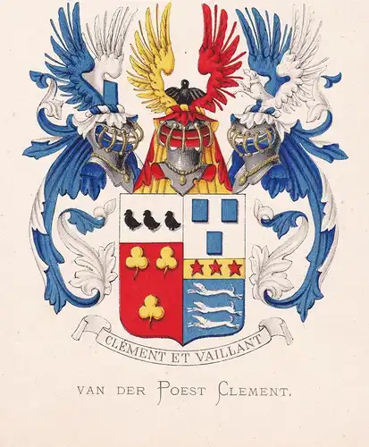 Van der Poest Clement - Wappen coat of arms heraldry Heraldik blason Wapen