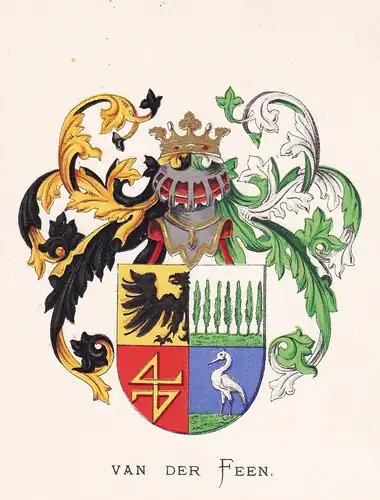 Van der Feen - Wappen coat of arms heraldry Heraldik blason Wapen