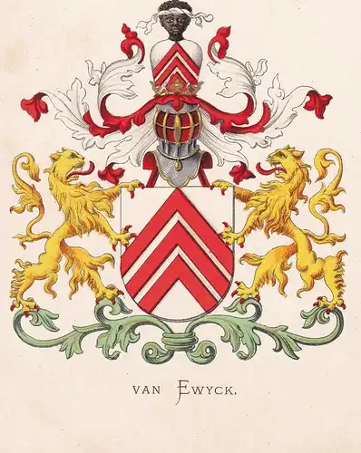 Van Ewyck - Wappen coat of arms heraldry Heraldik blason Wapen