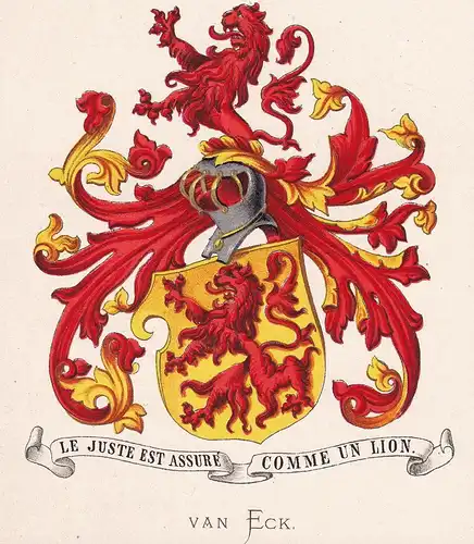 Van Eck - Wappen coat of arms heraldry Heraldik blason Wapen