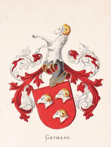 Gaymans - Wappen coat of arms heraldry Heraldik blason Wapen