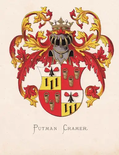 Putman Cramer - Wappen coat of arms heraldry Heraldik blason Wapen