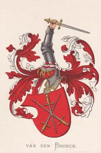 Van den Broeck - Wappen coat of arms heraldry Heraldik blason Wapen
