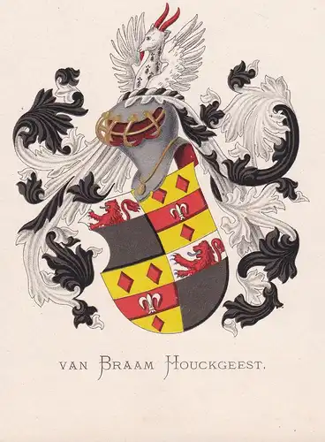 Van Braam Houckgeest - Wappen coat of arms heraldry Heraldik blason Wapen