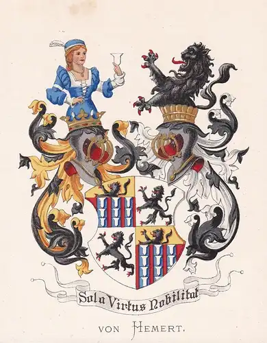 Van Hemert - Wappen coat of arms heraldry Heraldik blason Wapen