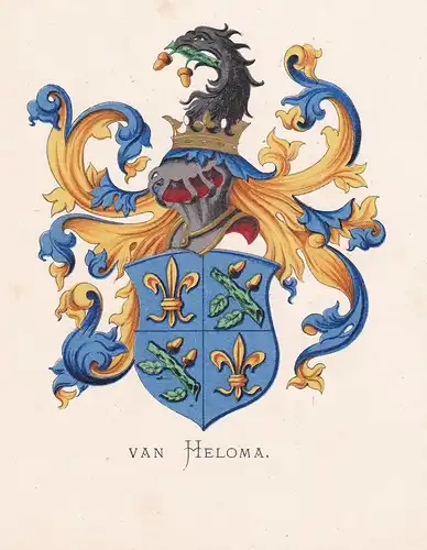 Van Heloma - Wappen coat of arms heraldry Heraldik blason Wapen