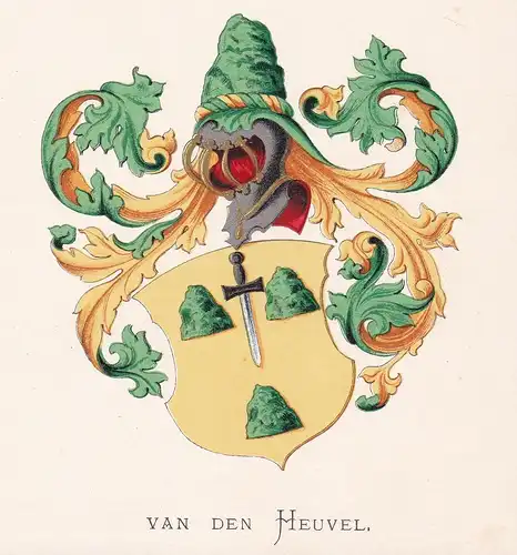 Van den Heuvel - Wappen coat of arms heraldry Heraldik blason Wapen