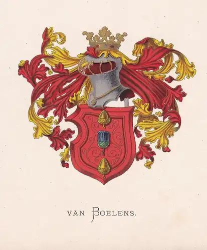 Van Boelens - Wappen coat of arms heraldry Heraldik blason Wapen