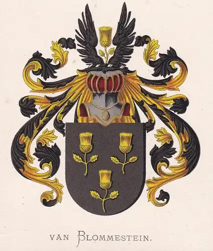 Van Blommestein - Wappen coat of arms heraldry Heraldik blason Wapen