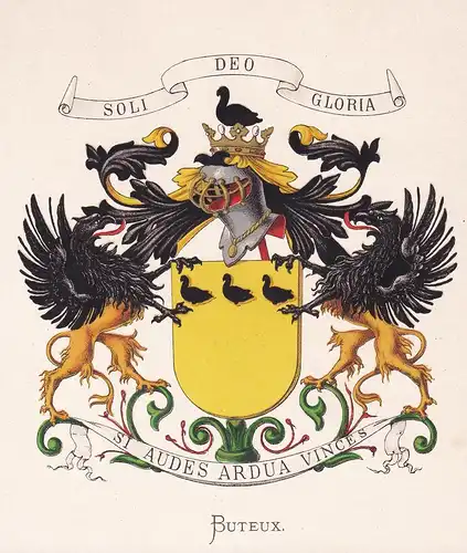 Buteux - Wappen coat of arms heraldry Heraldik blason Wapen
