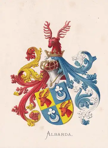 Albarda - Wappen coat of arms heraldry Heraldik blason Wapen