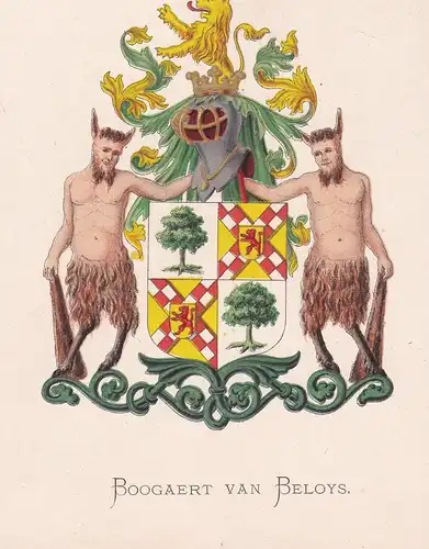 Boogaert van Beloys - Wappen coat of arms heraldry Heraldik blason Wapen