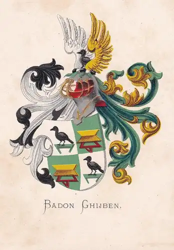 Badon Ghijben - Wappen coat of arms heraldry Heraldik blason Wapen