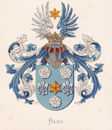 Bake - Wappen coat of arms heraldry Heraldik blason Wapen